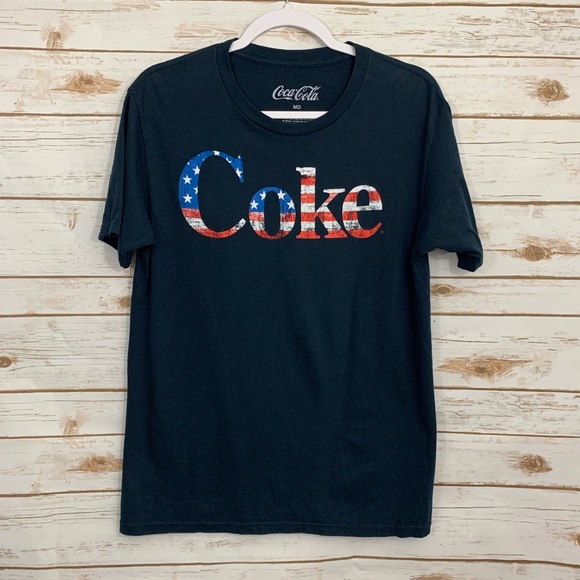 Coca Cola Tops - Coke by Coca Cola Patriot Red White & Blue Tee